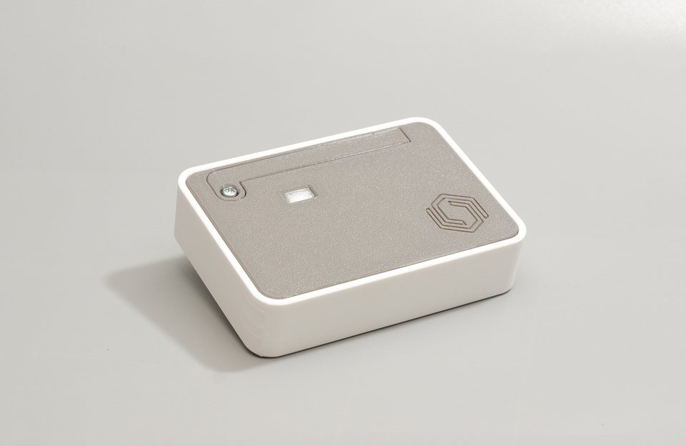 Cubicore Gateway Pocket, compact white and gray enclosure